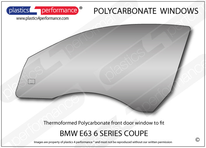 Vetri in Policarbonato per BMW E63 Coupé