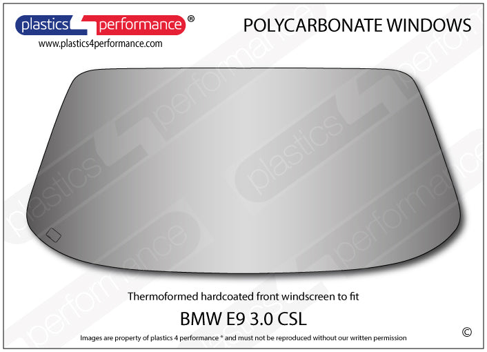Vetri in Policarbonato per BMW 3.0 CSL E9