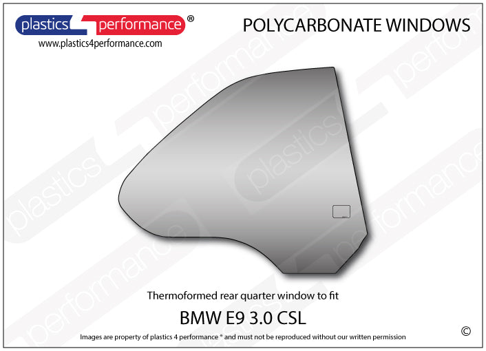Carica immagine in Galleria Viewer, Vetri in Policarbonato per BMW 3.0 CSL E9

