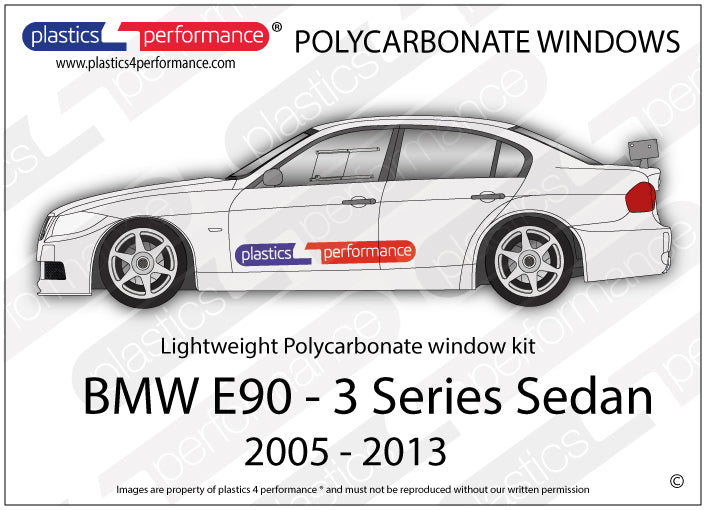 Vetri in Policarbonato per BMW E90 Berlina