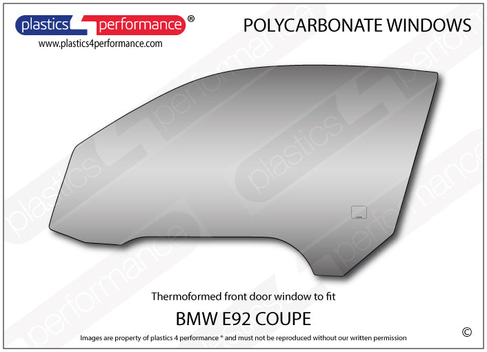 Vetri in Policarbonato per BMW E92 Coupé