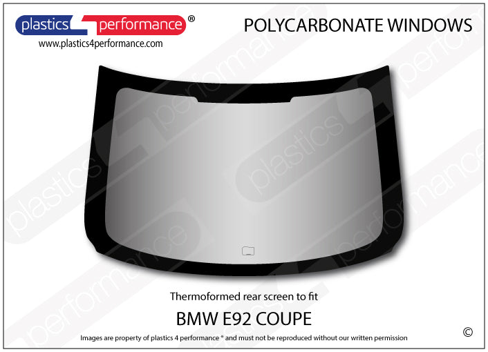 Vetri in Policarbonato per BMW E92 Coupé