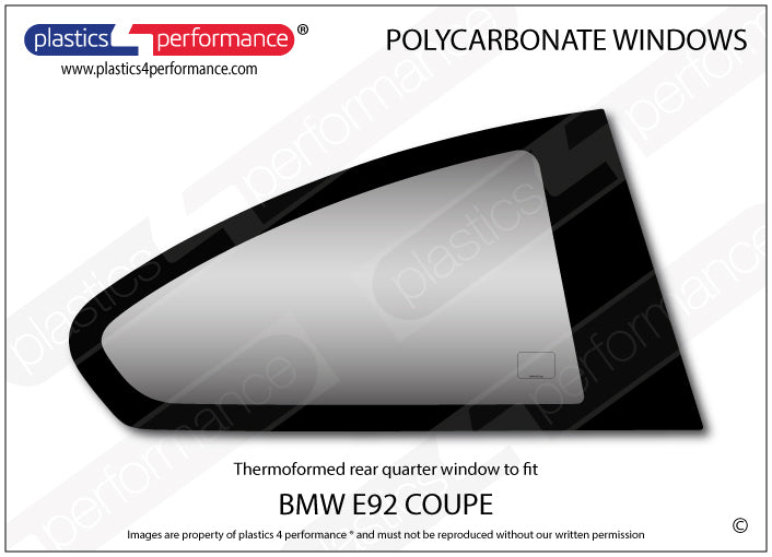 Vetri in Policarbonato per BMW E92 Coupé