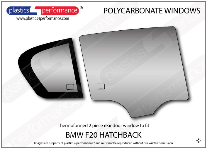 Carica immagine in Galleria Viewer, Vetri in Policarbonato per BMW F20 5 Porte
