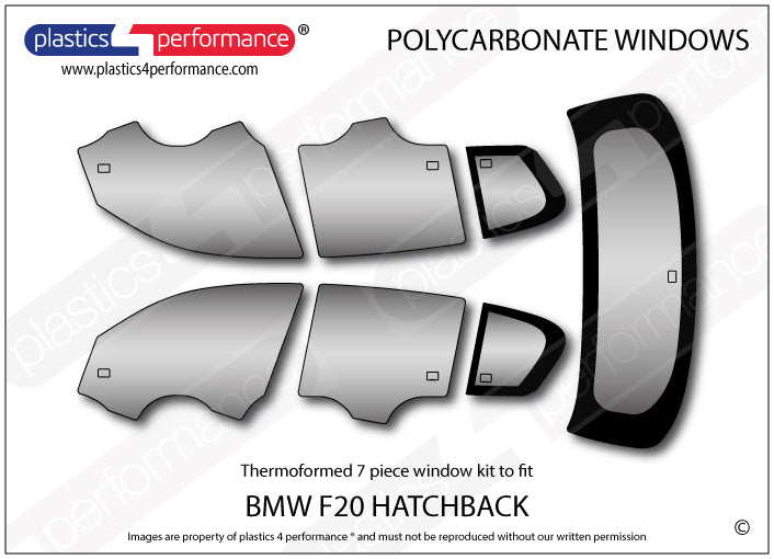 Vetri in Policarbonato per BMW F20 5 Porte