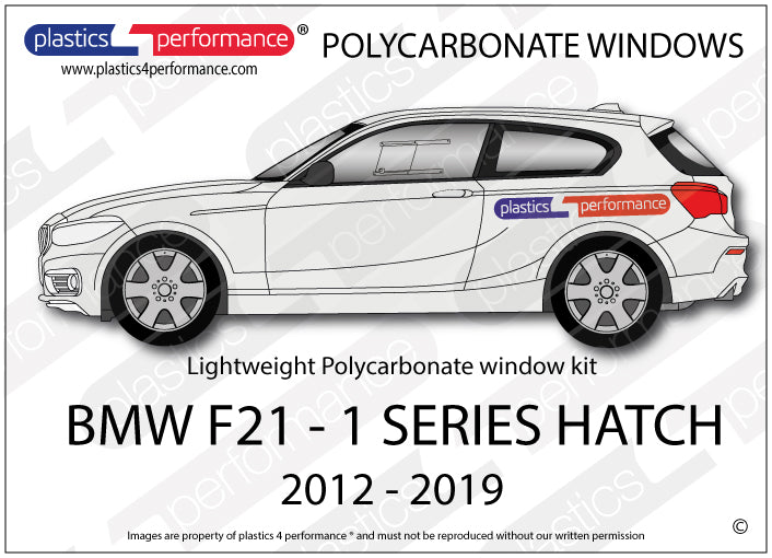 Carica immagine in Galleria Viewer, Vetri in Policarbonato per BMW F21 3 Porte
