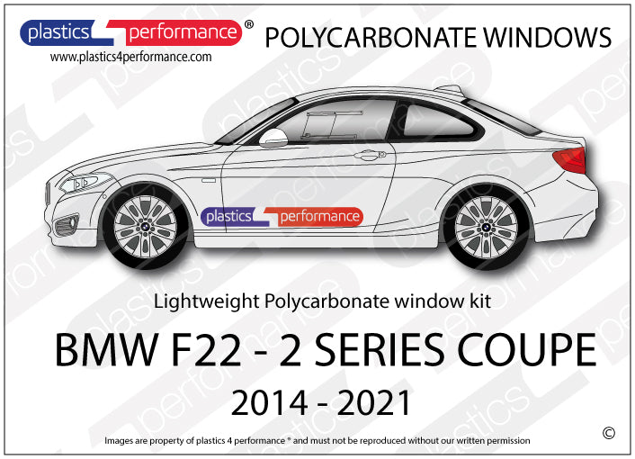 Vetri in Policarbonato per BMW F22 Coupé