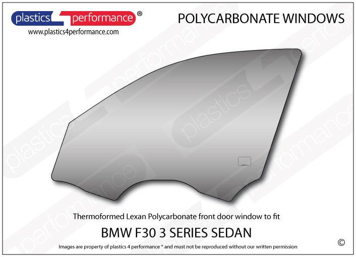 Vetri in Policarbonato per BMW F30 Berlina