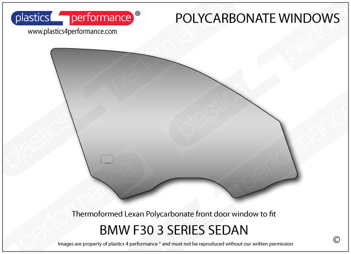 Vetri in Policarbonato per BMW F30 Berlina