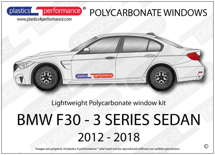 Carica immagine in Galleria Viewer, Vetri in Policarbonato per BMW F30 Berlina

