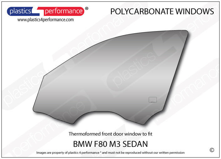 Vetri in Policarbonato per BMW M3 F80 Berlina