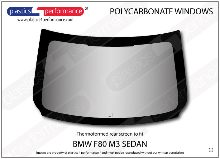 Carica immagine in Galleria Viewer, Vetri in Policarbonato per BMW M3 F80 Berlina
