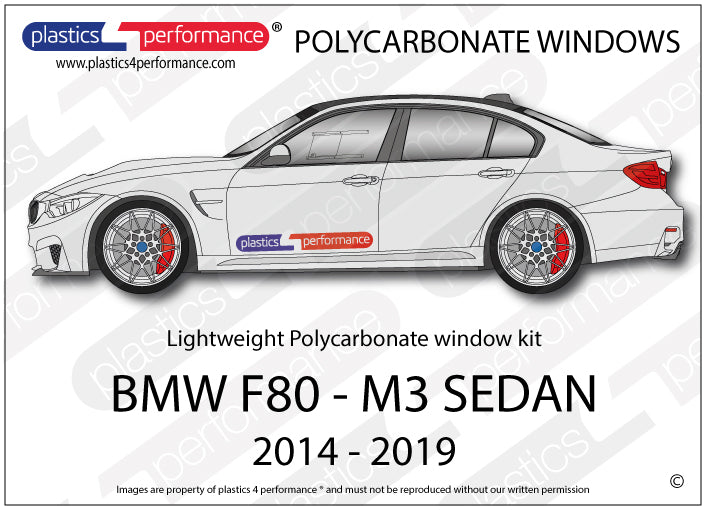 Vetri in Policarbonato per BMW M3 F80 Berlina