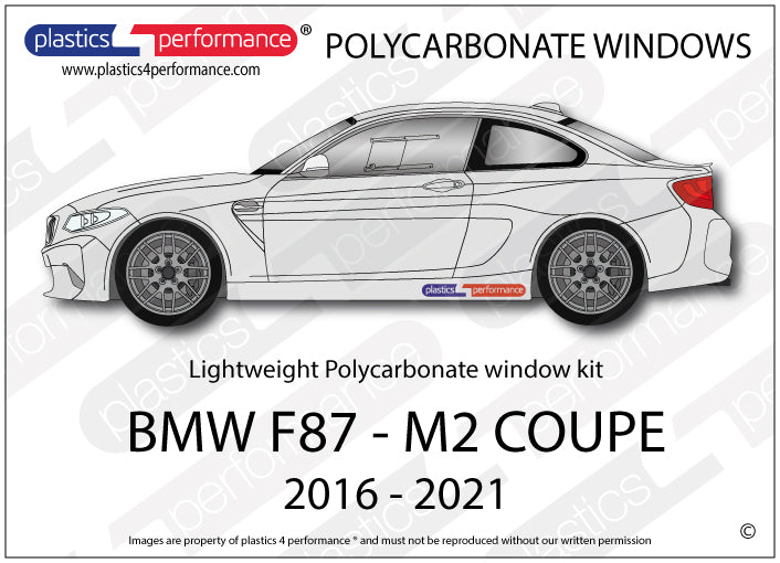 Vetri in Policarbonato per BMW M2 F87