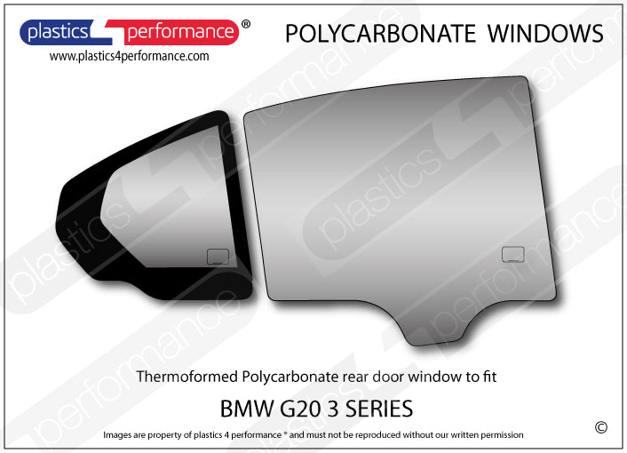 Vetri in Policarbonato per BMW G20 Berlina