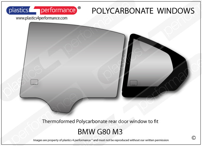 Carica immagine in Galleria Viewer, Vetri in Policarbonato per BMW M3 G80 Berlina
