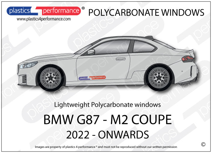 Carica immagine in Galleria Viewer, Vetri in Policarbonato per BMW M2 G87
