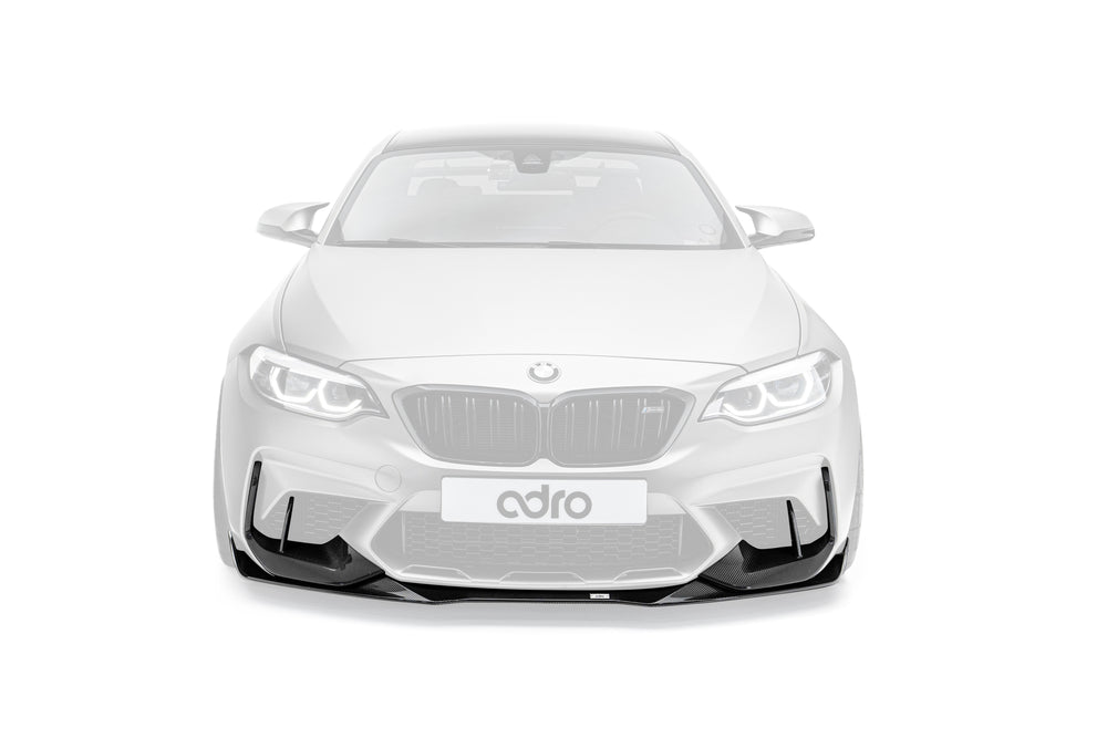 Lip e Prese d'Aria Paraurti Anteriore Adro in Carbonio per BMW F87 M2