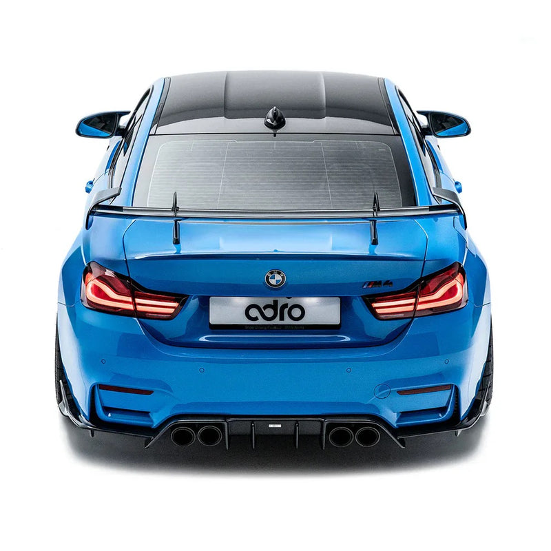 Carica immagine in Galleria Viewer, Alettone Adro AT-R1 "Swan Neck" in Carbonio con Deflettori Curvi per BMW F82 M4
