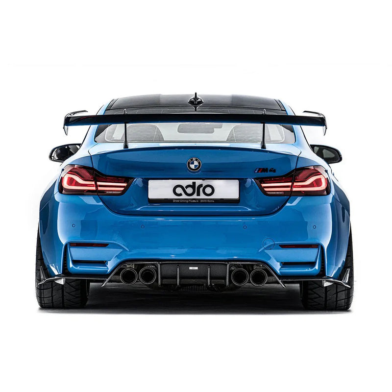 Carica immagine in Galleria Viewer, Alettone Adro AT-R1 "Swan Neck" in Carbonio con Deflettori Curvi per BMW F82 M4

