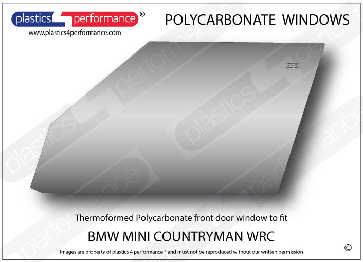 Carica immagine in Galleria Viewer, Vetri in Policarbonato per Mini Countryman WRC
