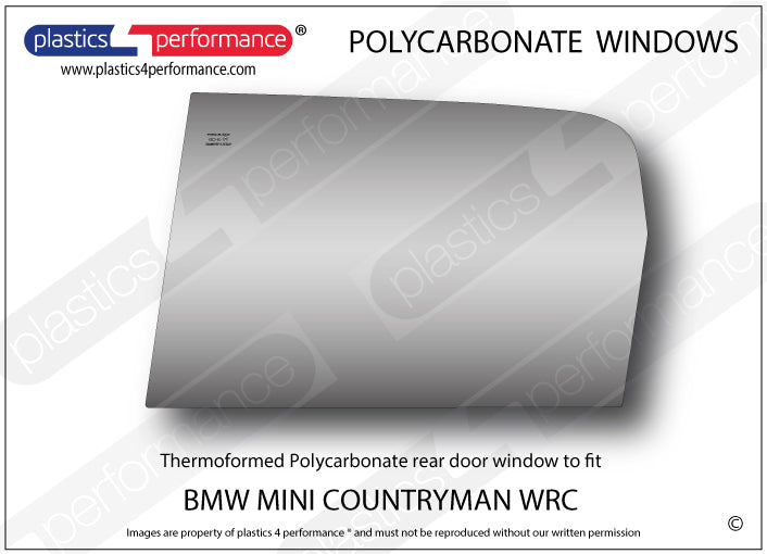 Carica immagine in Galleria Viewer, Vetri in Policarbonato per Mini Countryman WRC
