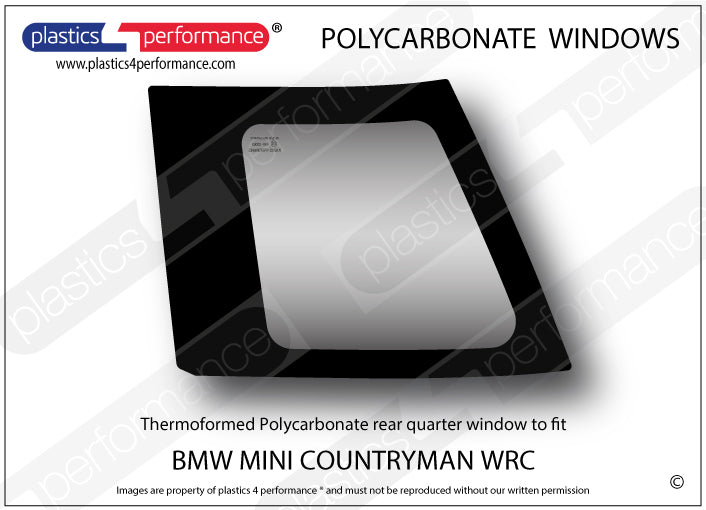 Vetri in Policarbonato per Mini Countryman WRC
