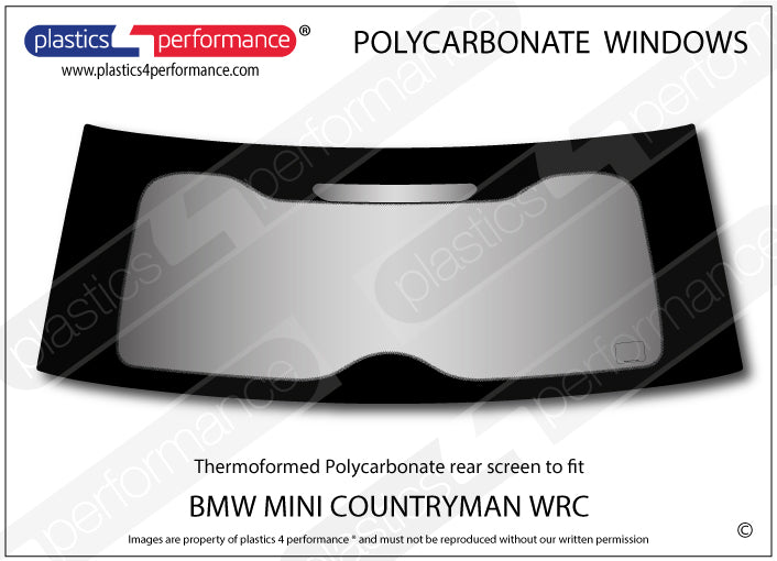 Vetri in Policarbonato per Mini Countryman WRC