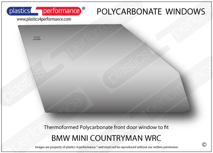 Carica immagine in Galleria Viewer, Vetri in Policarbonato per Mini Countryman WRC
