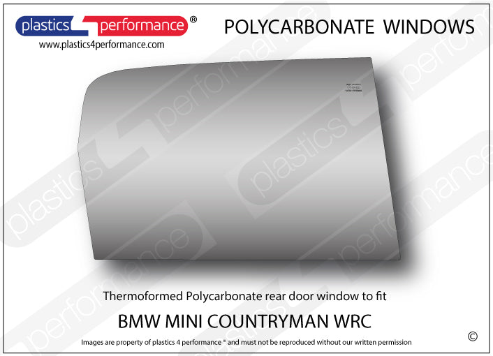 Carica immagine in Galleria Viewer, Vetri in Policarbonato per Mini Countryman WRC
