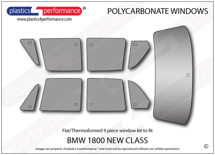 Vetri in Policarbonato per BMW Neue Klasse