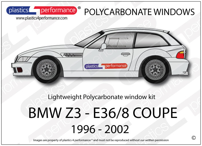 Vetri in Policarbonato per BMW Z3 E36/8 Coupé