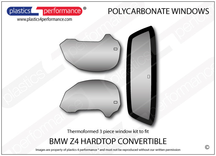 Carica immagine in Galleria Viewer, Vetri in Policarbonato per BMW Z4 E85 Roadster
