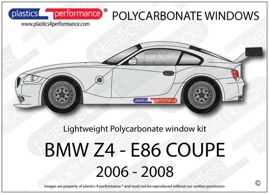 Vetri in Policarbonato per BMW Z4 E86 Coupé
