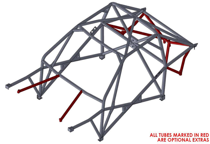 Carica immagine in Galleria Viewer, Roll Bar Multipunto Custom Cages da Saldare per BMW E36 Compact - FIA
