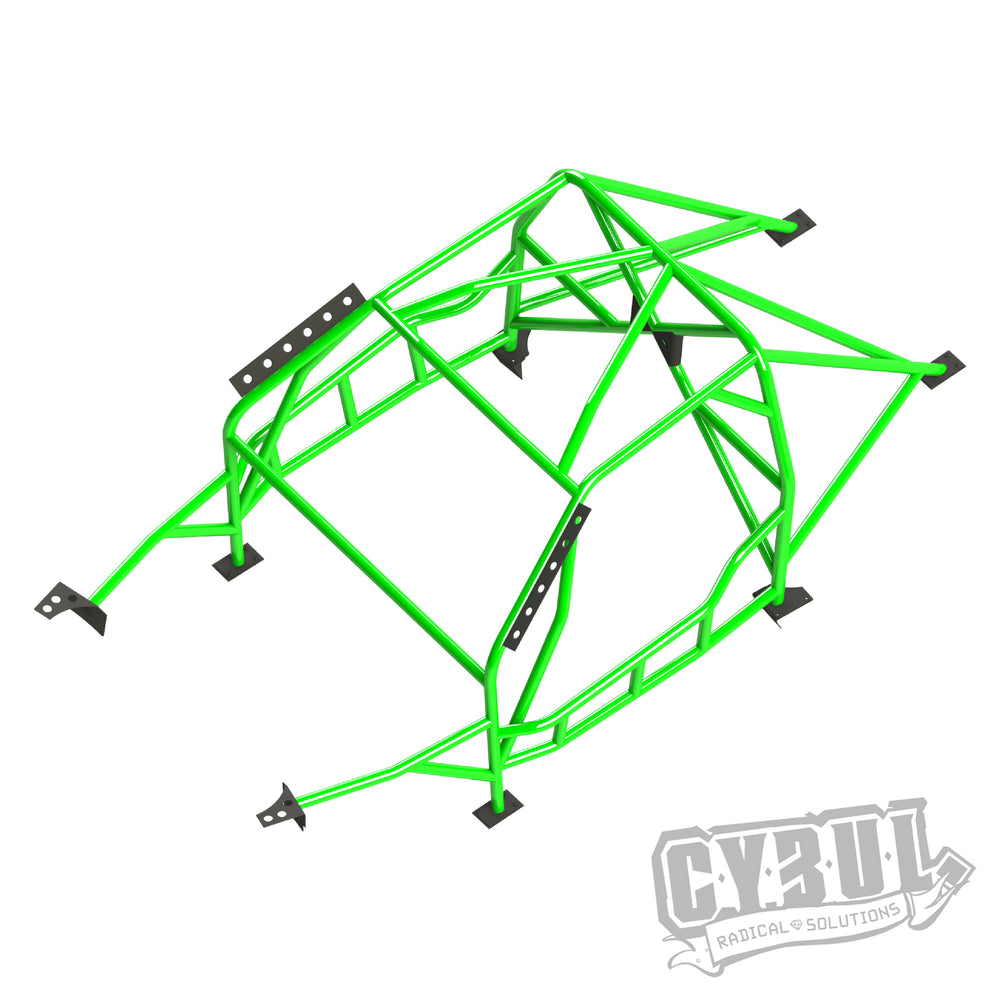 Roll Bar Multipunto da Saldare Cybul V5 Nascar per BMW E36 Coupé