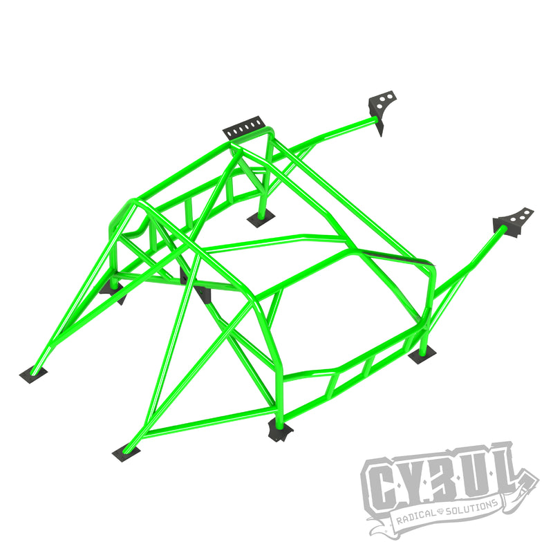 Carica immagine in Galleria Viewer, Roll Bar Multipunto da Saldare Cybul V5 Nascar per BMW E36 Coupé
