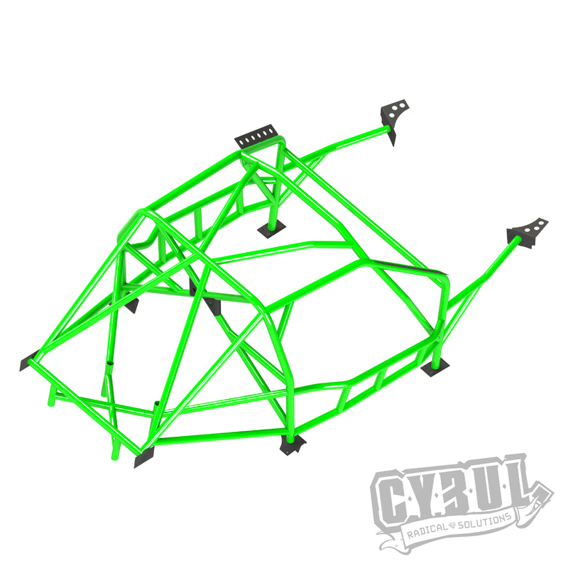 Carica immagine in Galleria Viewer, Roll Bar Multipunto da Saldare Cybul V6 Nascar per BMW E36 Berlina
