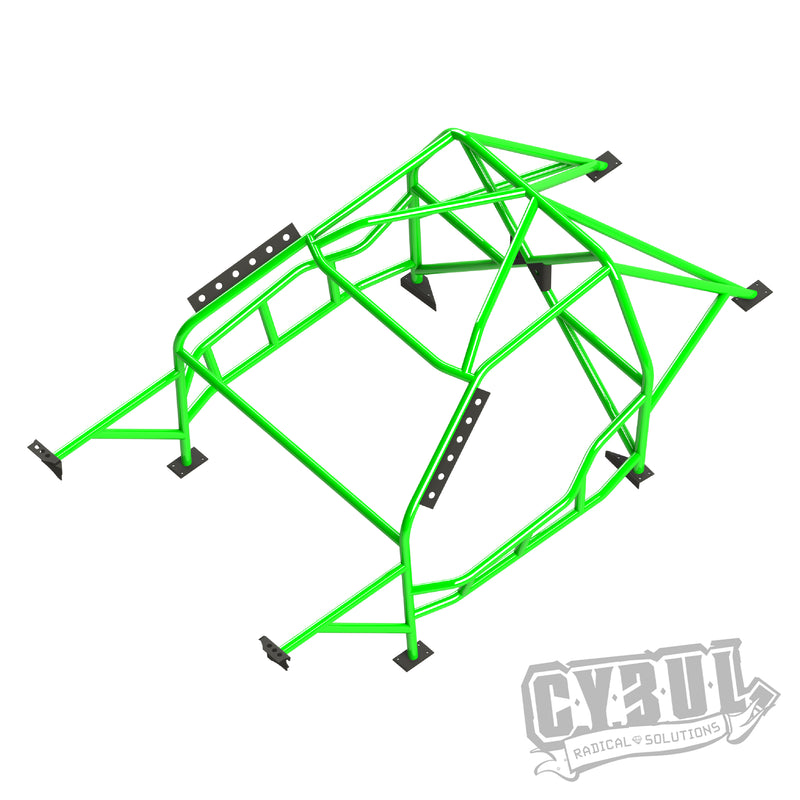 Carica immagine in Galleria Viewer, Roll Bar Multipunto da Saldare Cybul V4 Nascar per BMW E46 Compact
