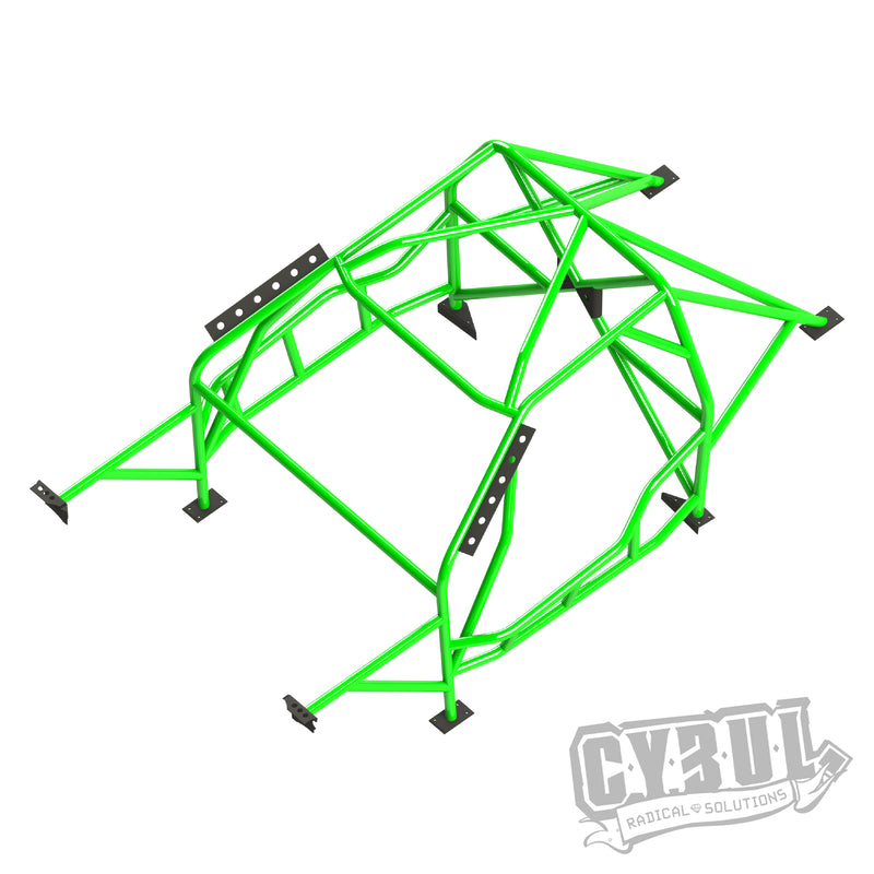 Carica immagine in Galleria Viewer, Roll Bar Multipunto da Saldare Cybul V5 Nascar per BMW E46 Coupé
