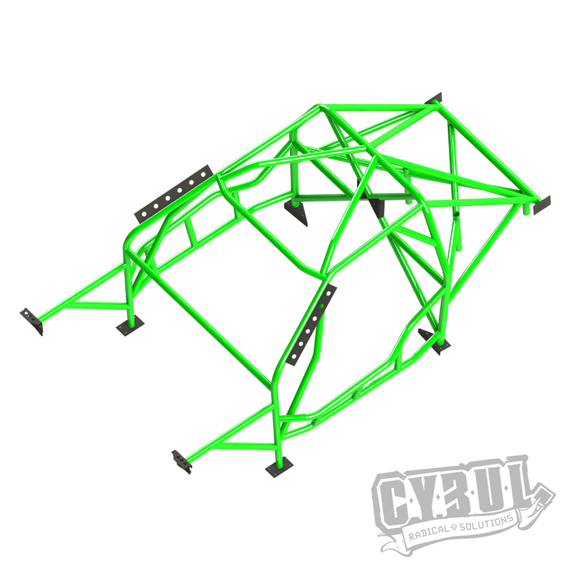 Carica immagine in Galleria Viewer, Roll Bar Multipunto da Saldare Cybul V6 Nascar per BMW E46 Berlina
