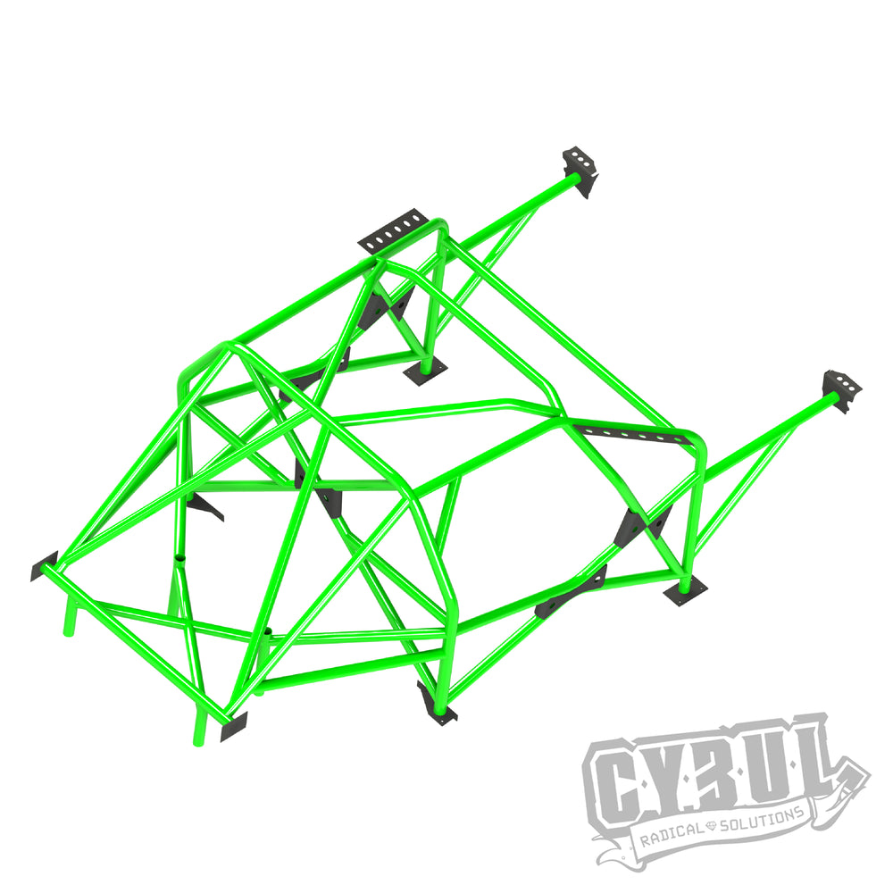 Roll Bar Multipunto da Saldare Cybul V6 per BMW E46 Coupé
