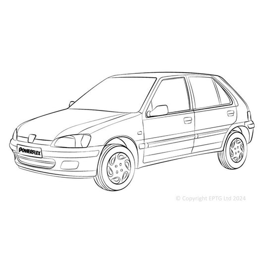 Silent block Powerflex Peugeot 106
