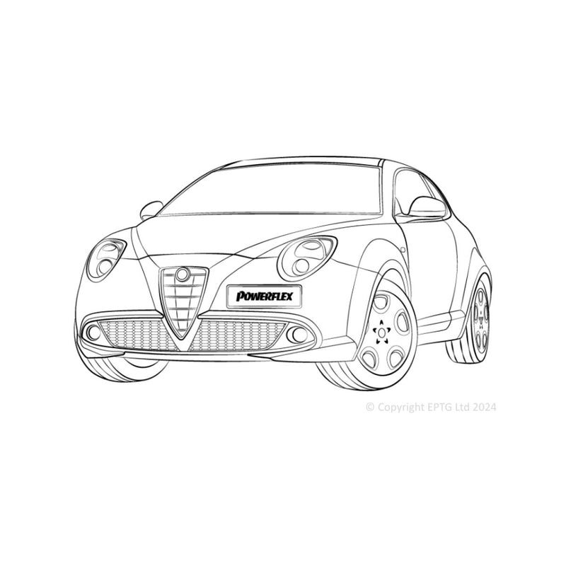 Carica immagine in Galleria Viewer, Silent block Powerflex Alfa Romeo MiTo (2008-2018)

