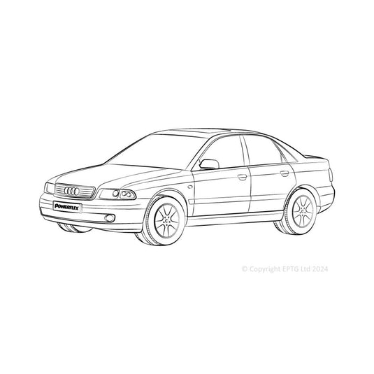 Silent block Powerflex Audi A4 2WD (1995-2001)