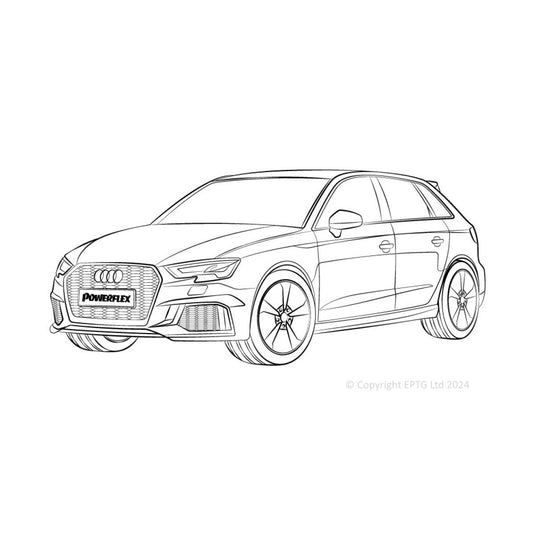 Boccole Powerflex Audi RS3 MK3 8V (2015 - 2020)