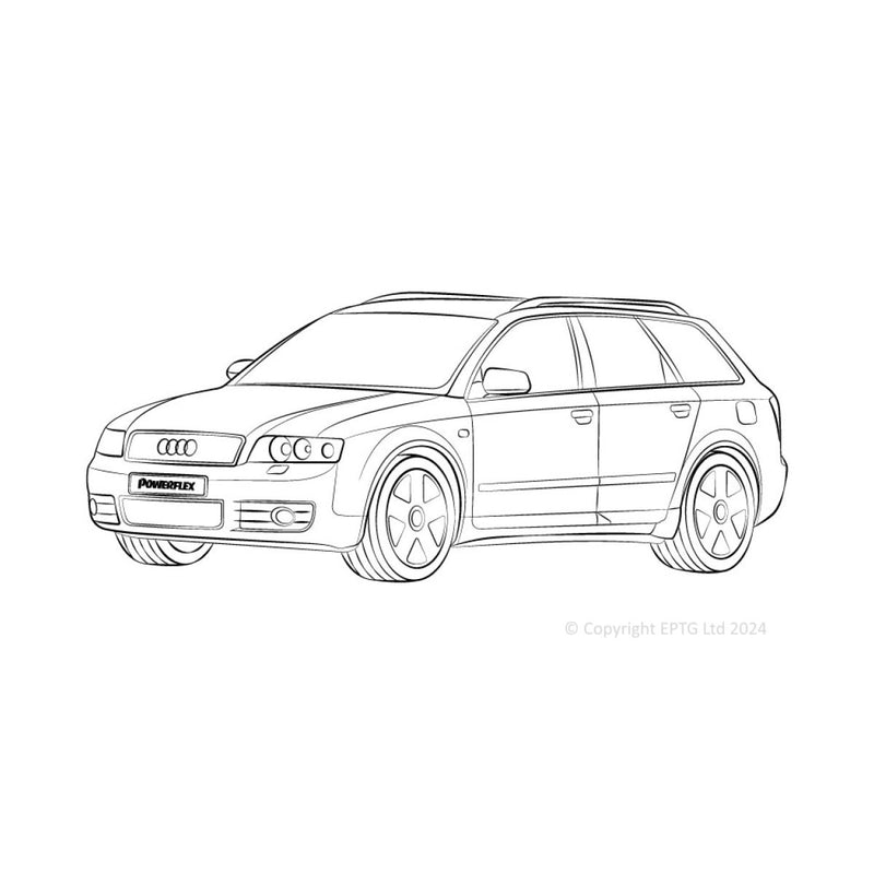 Carica immagine in Galleria Viewer, Silent block Powerflex Audi RS4 inc. anteriore (2000-2001)
