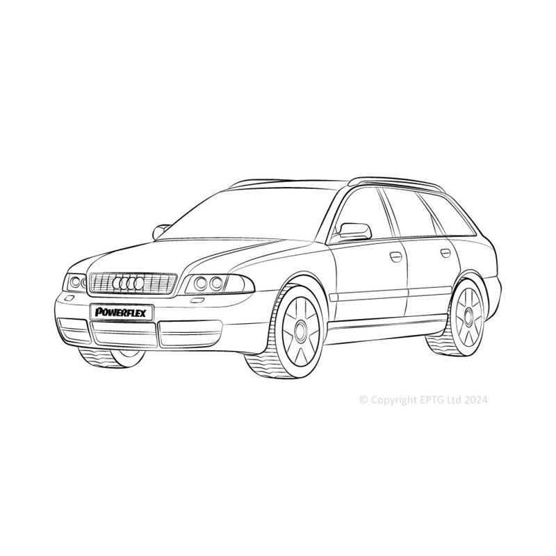 Carica immagine in Galleria Viewer, Silent block Powerflex Audi S4 anteriore (1995-2001)
