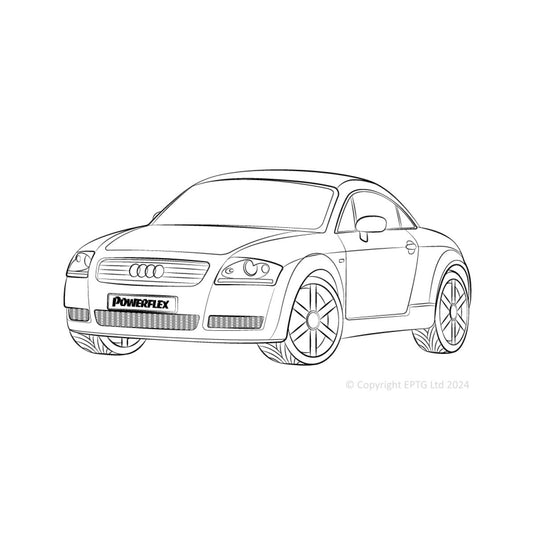 Boccole Powerflex Audi TT Mk1 Type 8N 2WD (1999-2006)