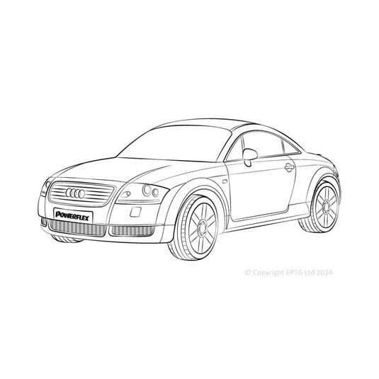 Boccole Powerflex Audi TT Mk1 Type 8N 4WD (1999-2006)